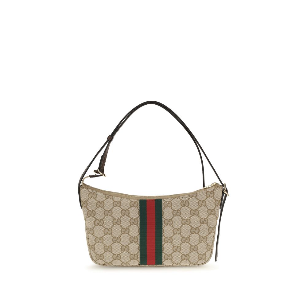 Gucci Lunetta Shoulder Bag — Beige