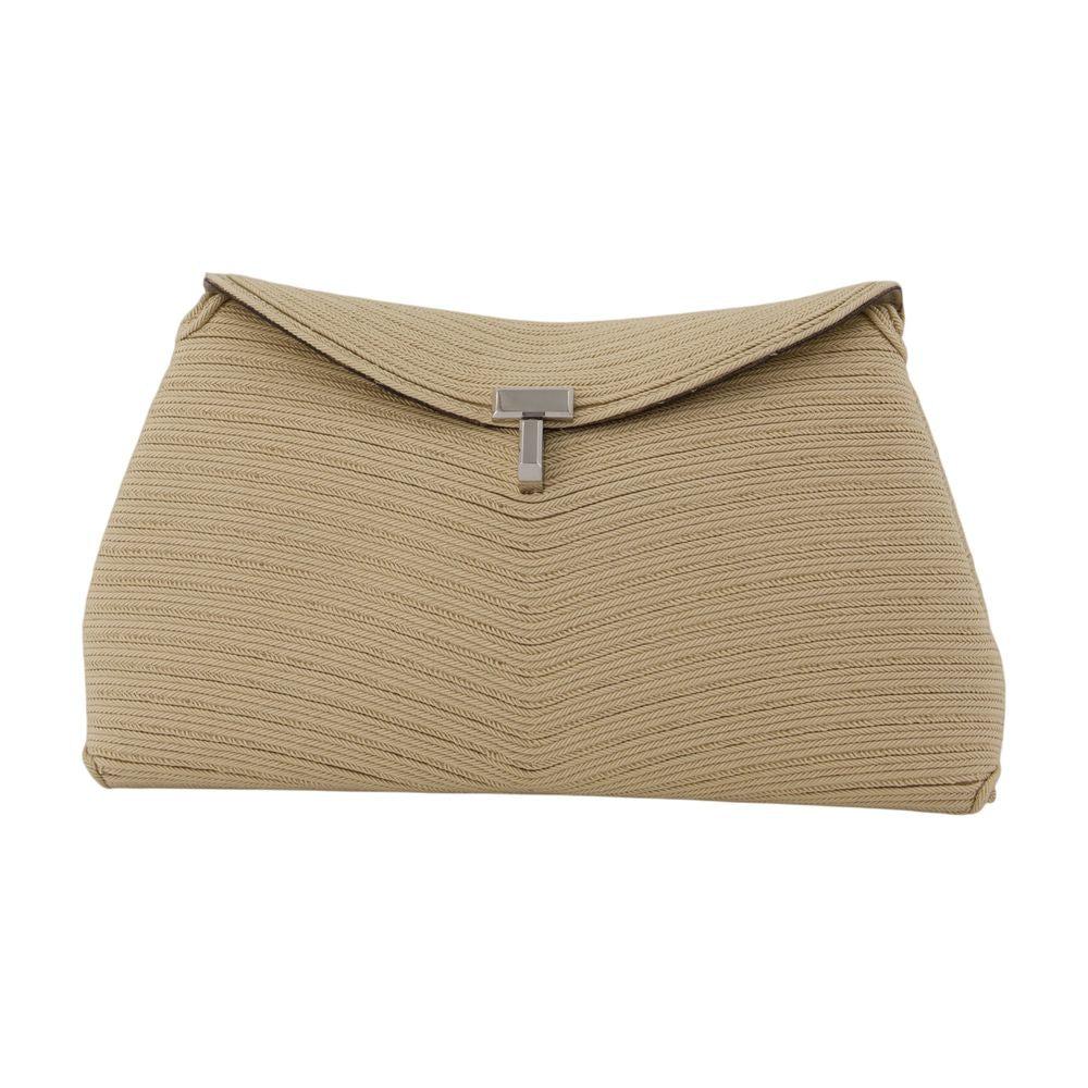 Toteme Canvas Clutch — Beige