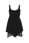 Versace Abito Mini Dress — Black