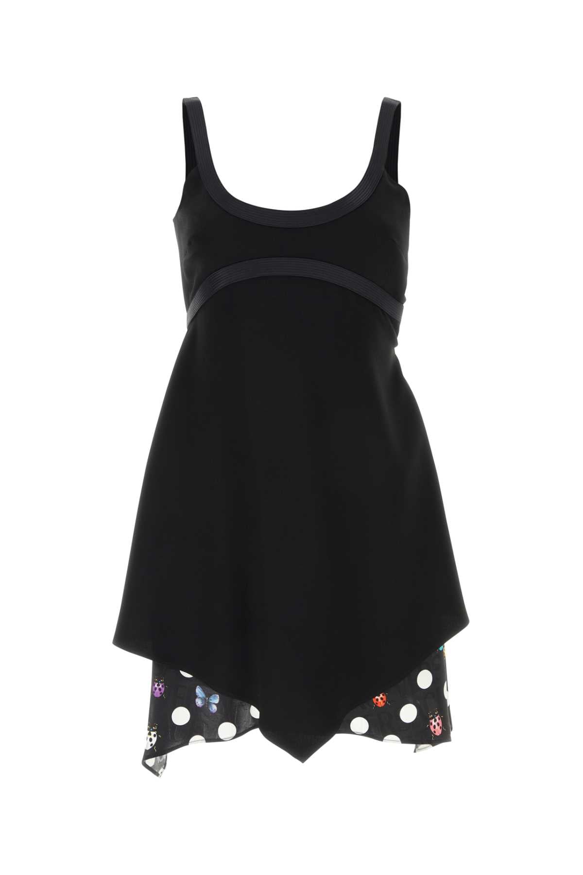 Versace Abito Mini Dress — Black