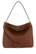 Balenciaga Calf Leather Shoulder Bag — Brown
