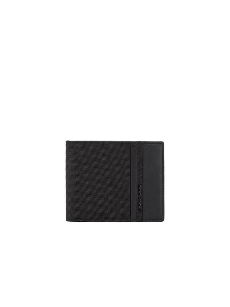Piquadro Recycled Polyester Wallet — Black