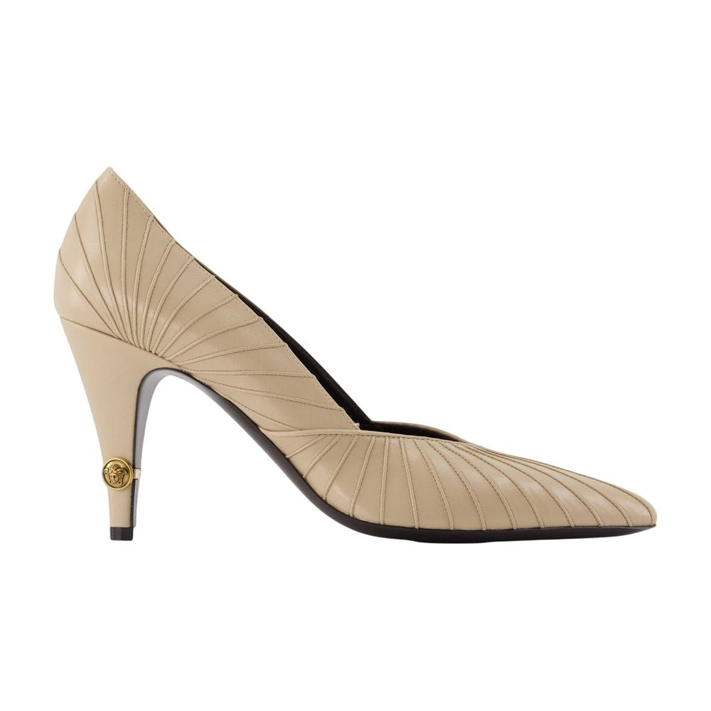 Versace T.90 Pump — Beige