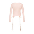 Simone Rocha Bow Tail Easy T-Shirt — Pink