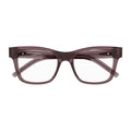Saint Laurent SLM118003 Square-Frame Acetate Eyeglasses — Brown