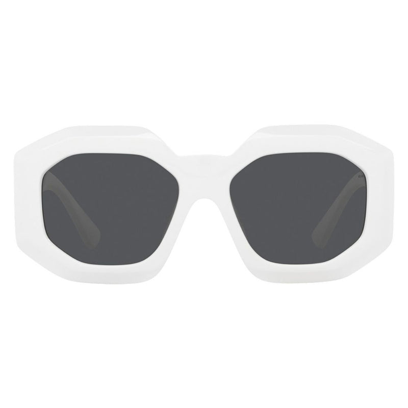 Versace VE4424U Oversized Square Frame Sunglasses — White