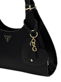 Guess Isobel Girlfriend Shoulder Bag — Black