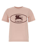 Burberry Logo-Printed Cotton T-Shirt — Pink