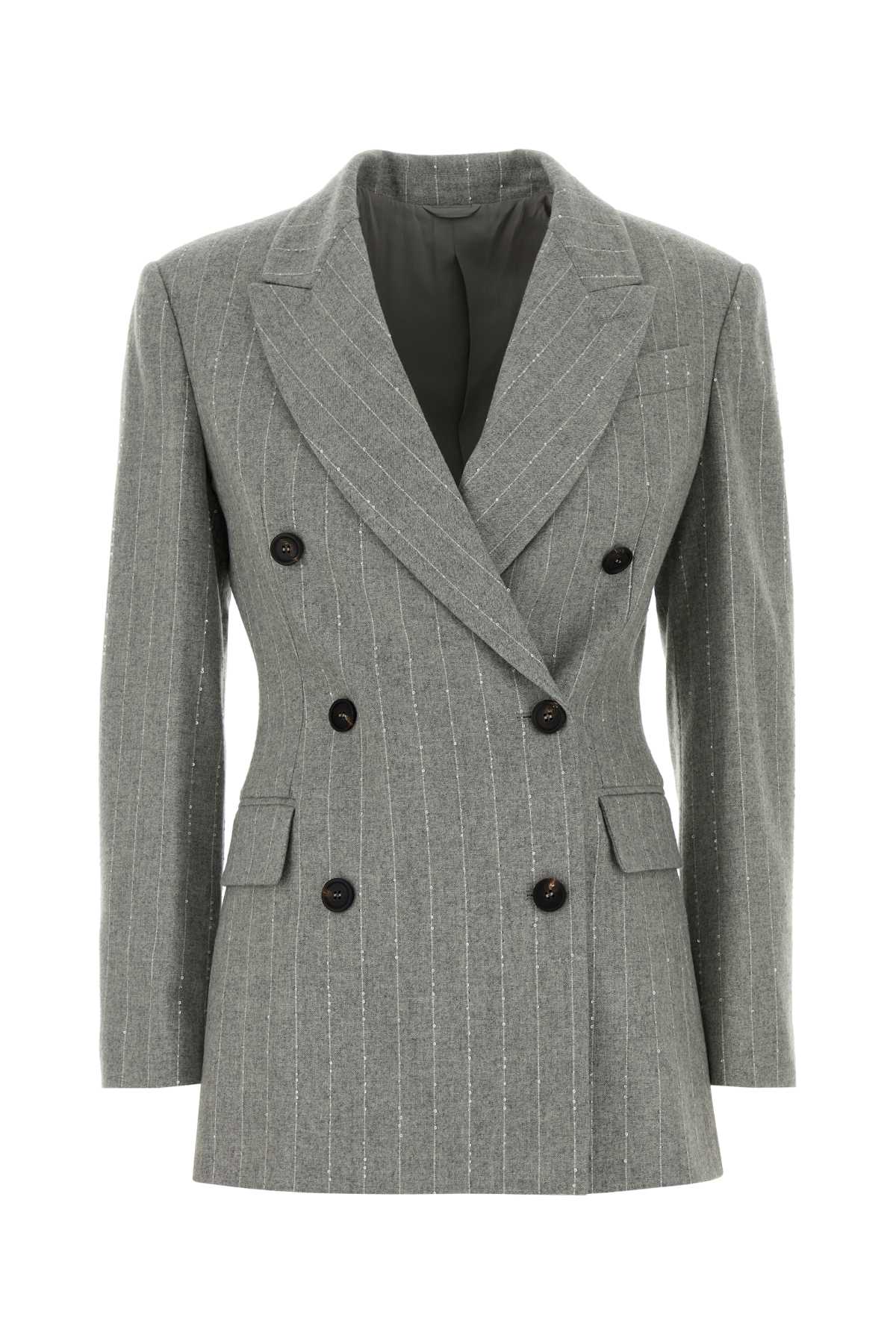 Brunello Cucinelli Jacket Blazer — Gray