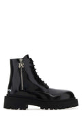 Palm Angels Lace-Up Combat Boot — Black