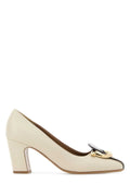 Ferragamo Oxide 70 Pumps — Beige