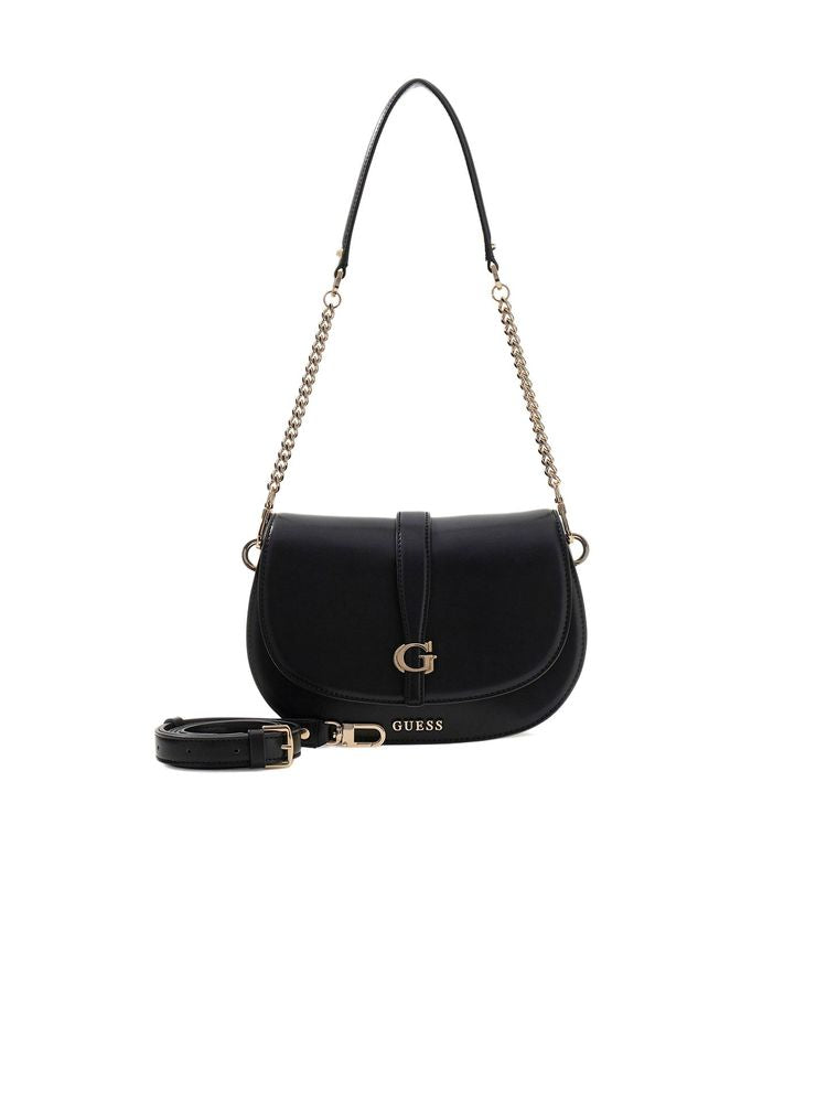 Guess Carrie Shoulder Bag — Black