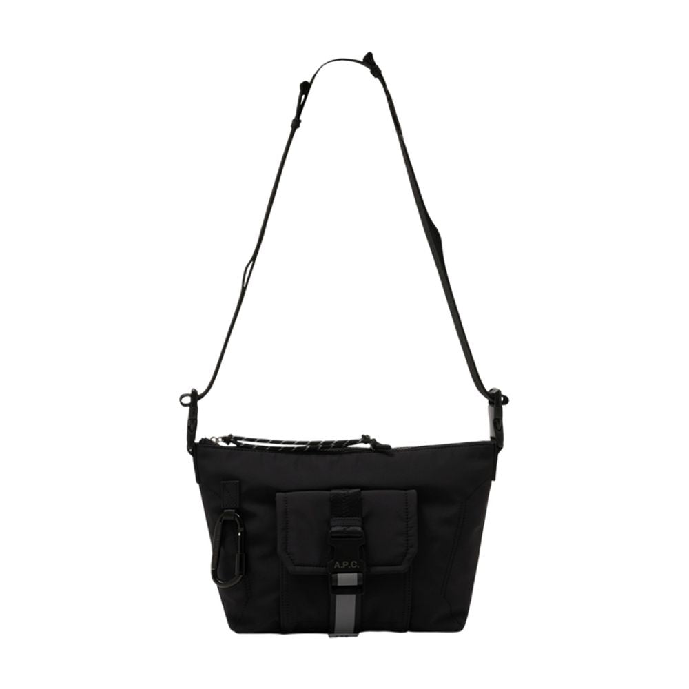 A.P.C. Trek Crossbody Bag — Black