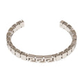 Versace Greek Key Link Bracelet — Silver