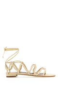 Manolo Blahnik Lcrm Sandal — Beige