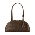 Margesherwood Cowhide Leather Shoulder Bag — Brown