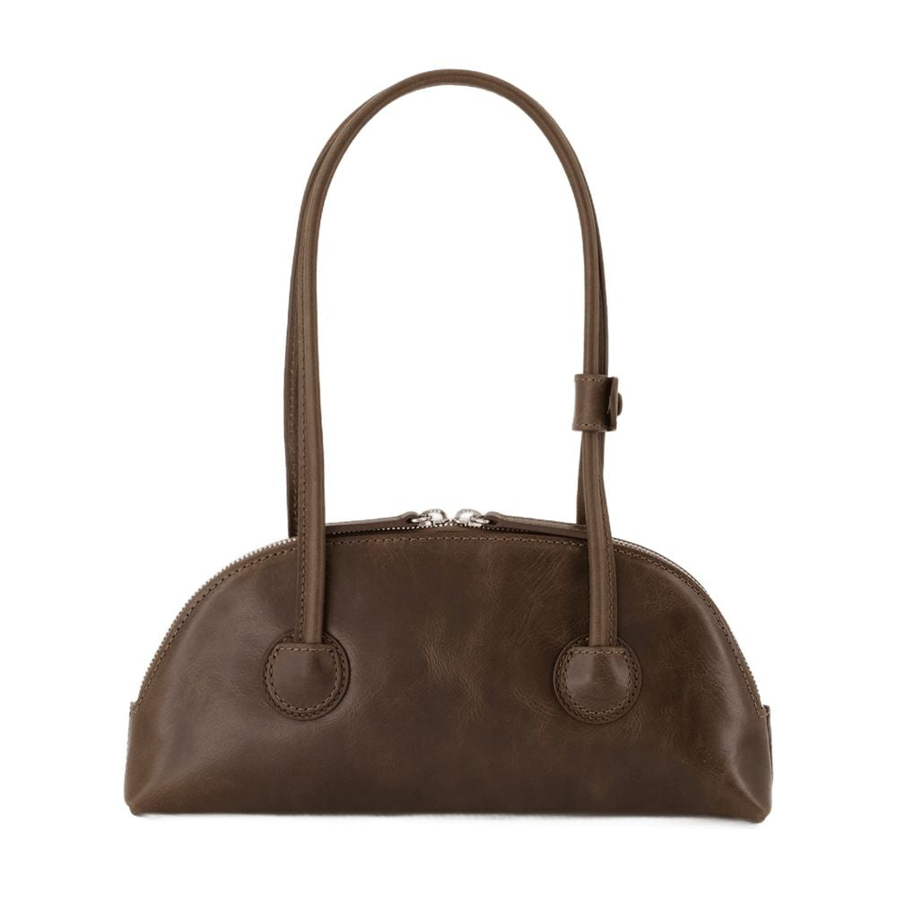 Margesherwood Cowhide Leather Shoulder Bag — Brown