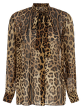 Dolce & Gabbana Leo Blouse — Brown