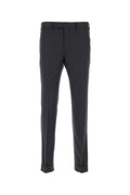 Pt Torino Stretch Wool Trousers — Gray