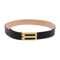 Victoria Beckham Jumbo Frame Belt — Black
