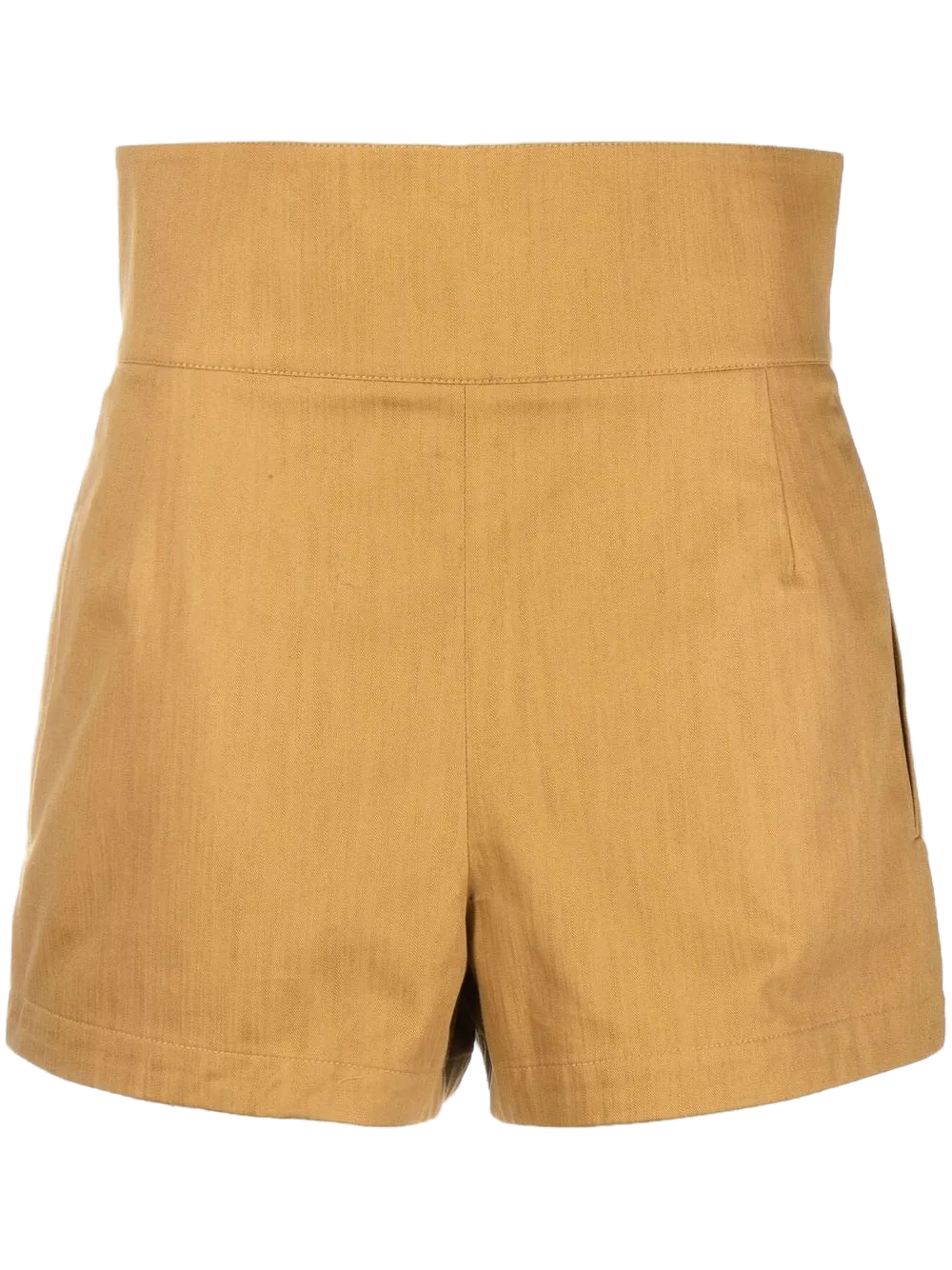 Ferragamo High-Waisted Tailored Shorts — Beige