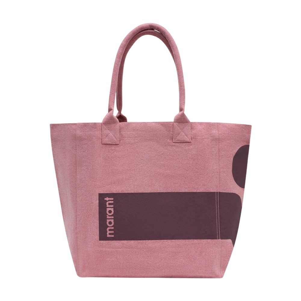Isabel Marant Cotton Canvas Tote Bag — Pink
