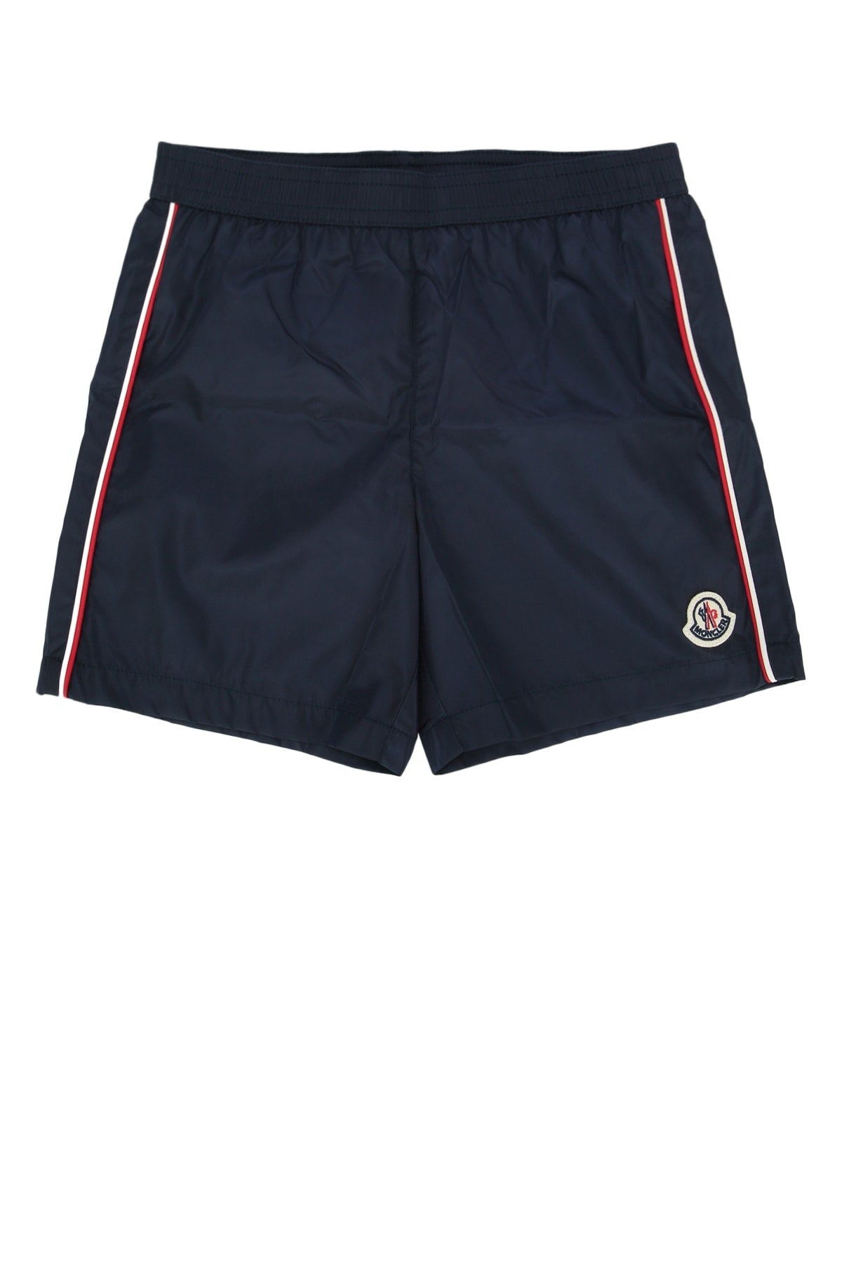 Moncler Jr Nylon Swim Shorts Swim Shorts — Navy