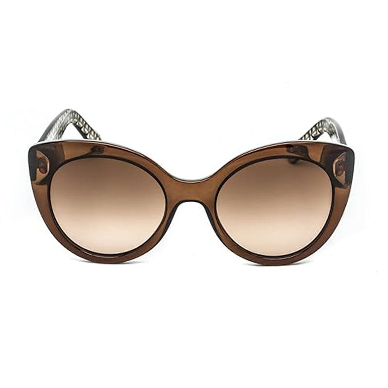 Ferragamo SF964S210 Gradient Lens Cat-Eye Sunglasses — Brown