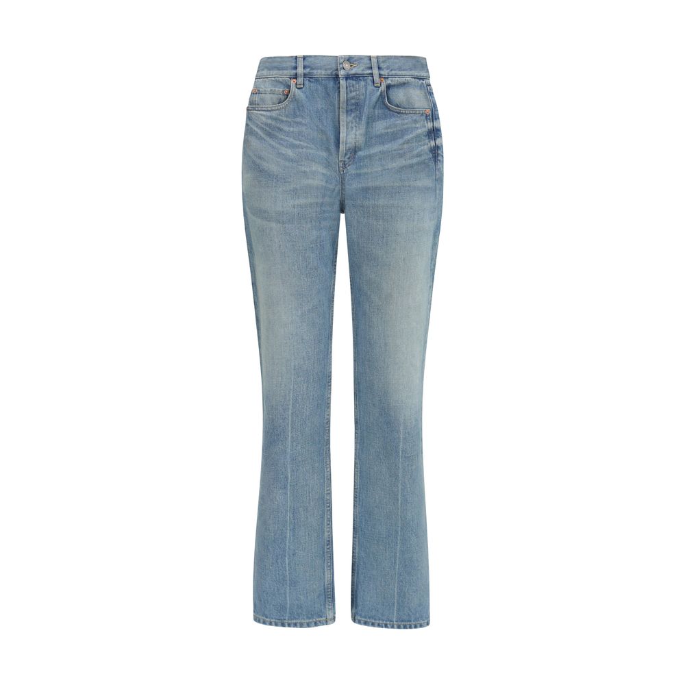 Saint Laurent Authentic Straight Jeans — Blue