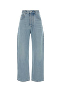 Bottega Veneta High-Waisted Wide-Leg Jeans — Blue