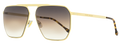 Isabel Marant IM0101S Rectangular Pilot Sunglasses — Gold