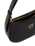 Bolso de hombro Pinko Half Moon Baby — Negro