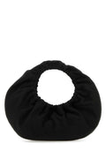 Alexander Wang Crescent Fabric Top Handle Bag — Black