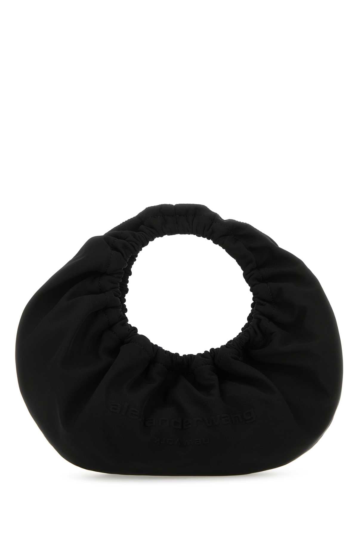 Alexander Wang Crescent Fabric Top Handle Bag — Black