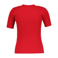 Courreges Ribbed Cotton Polo — Red