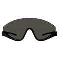 Gucci GG1650S010 Oversized Shield Sunglasses — Black