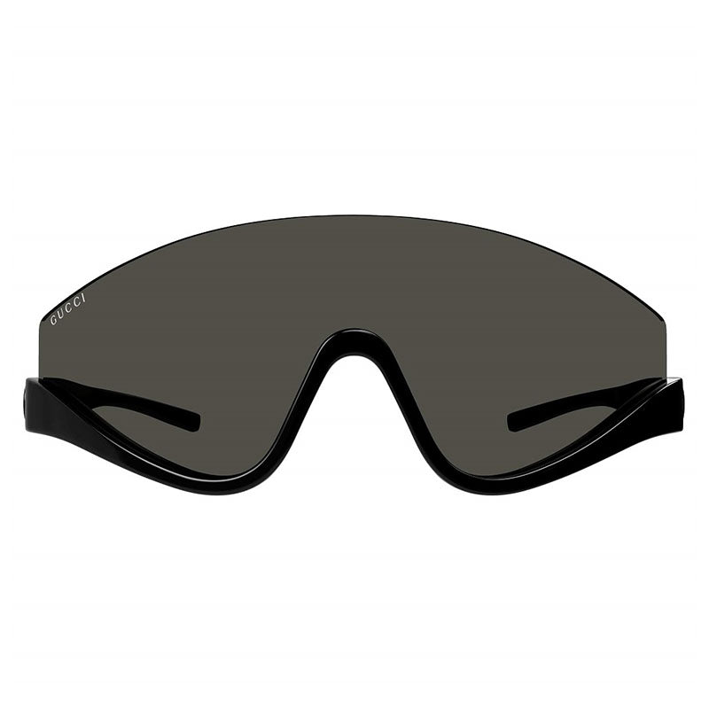 Gucci GG1650S010 Oversized Shield Sunglasses — Black