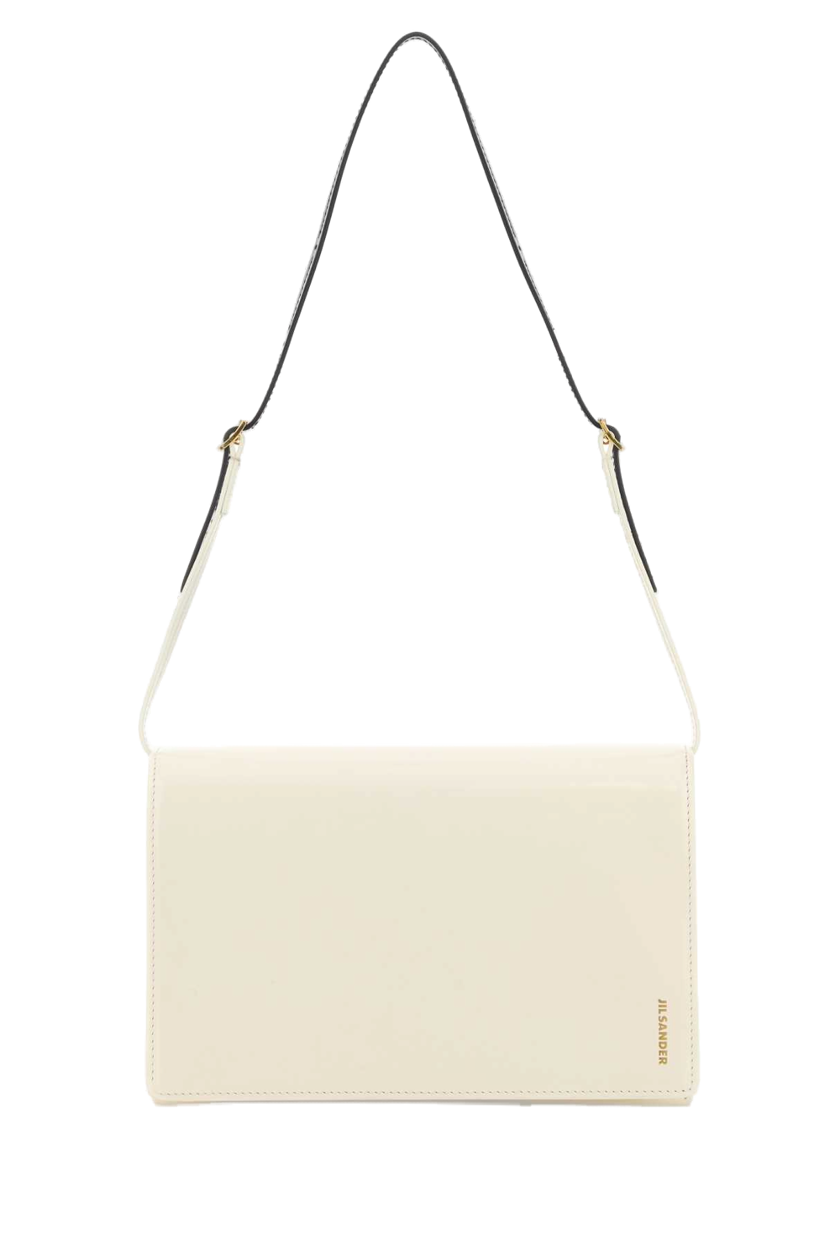 Jil Sander Calf Leather Shoulder Bag — Beige