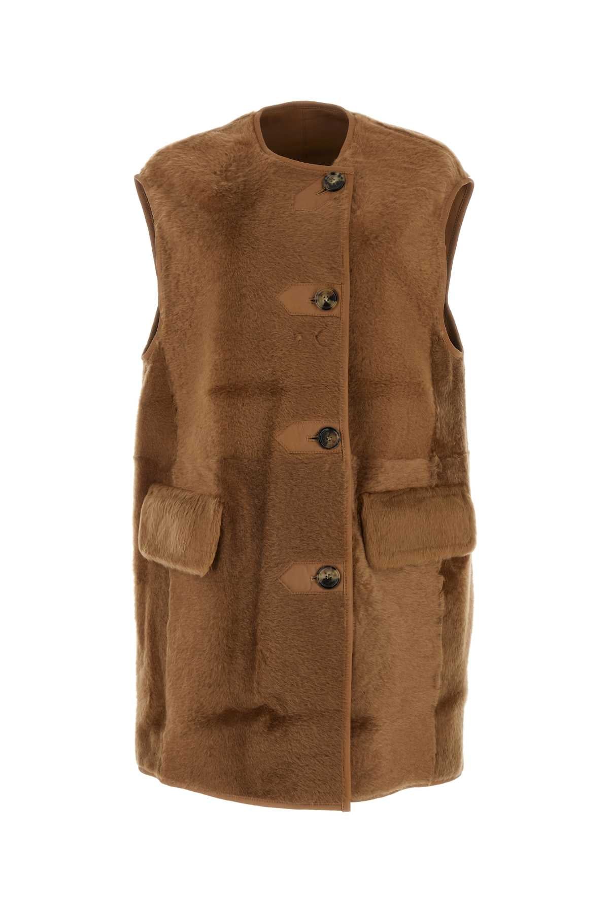 Max Mara Effige Coat — Beige