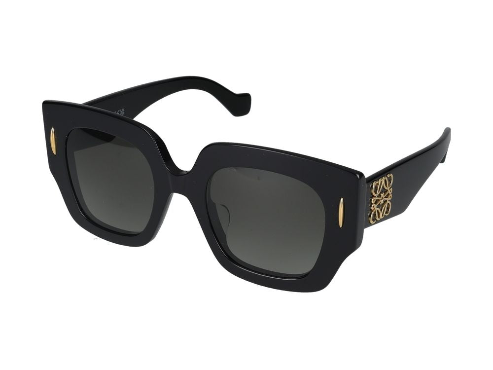 Loewe LW40129U Oversized Squared Frame Sunglasses — Black
