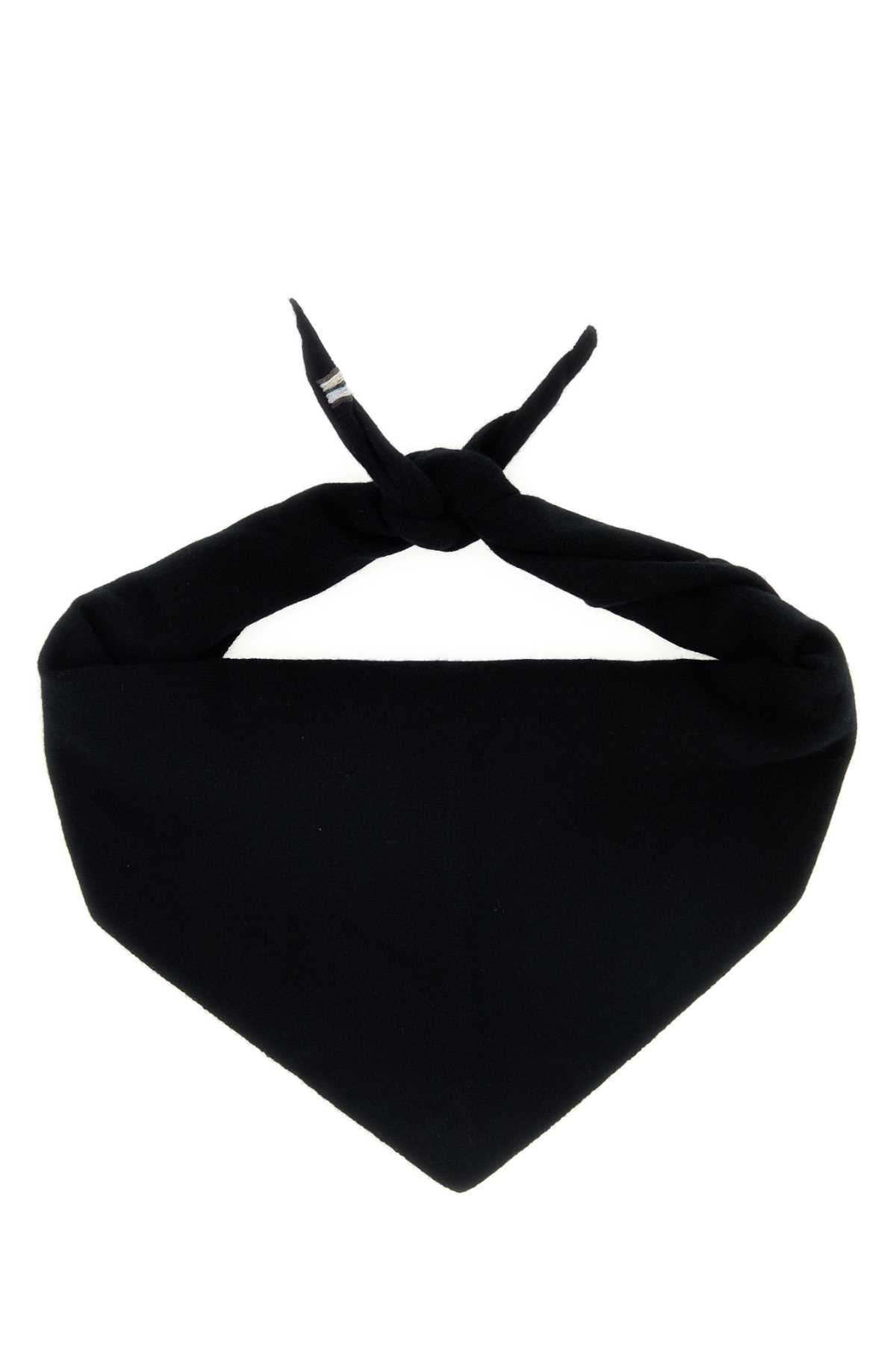 Extreme Cashmere Stretch Cashmere Blend Bandana — Black