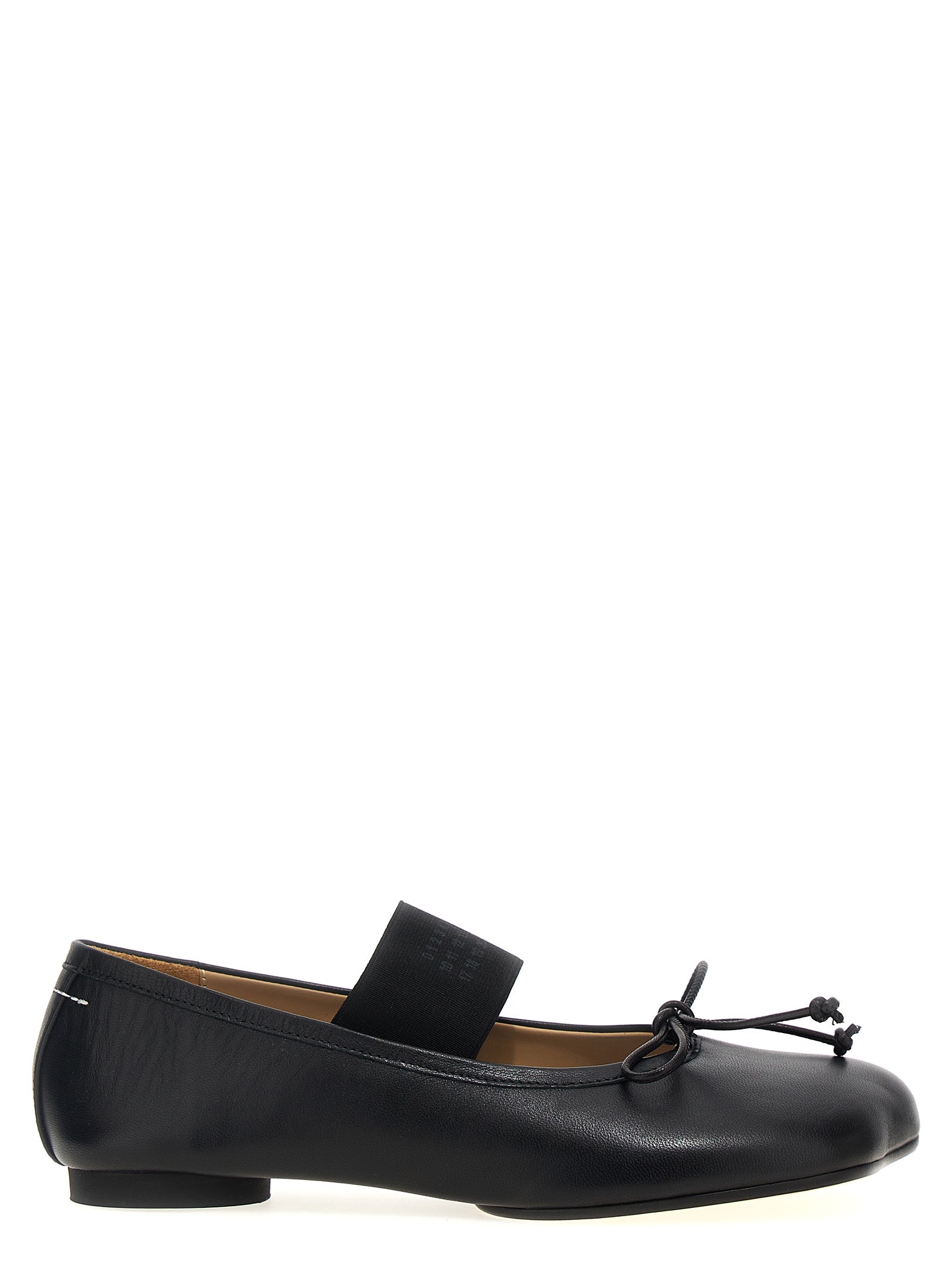 MM6 Maison Margiela Bailarinas Anatómicas — Negro
