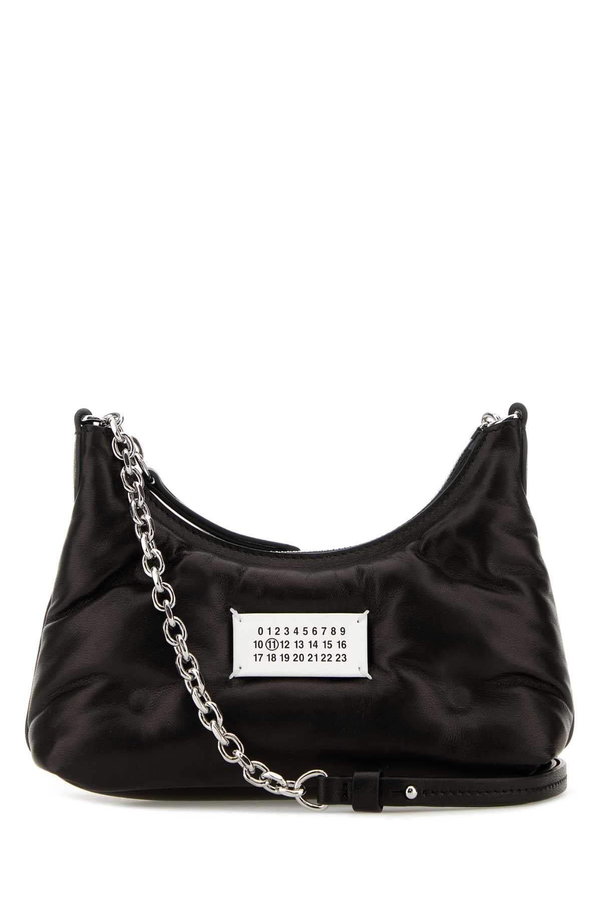 Maison Margiela Nappa Leather Shoulder Bag — Black