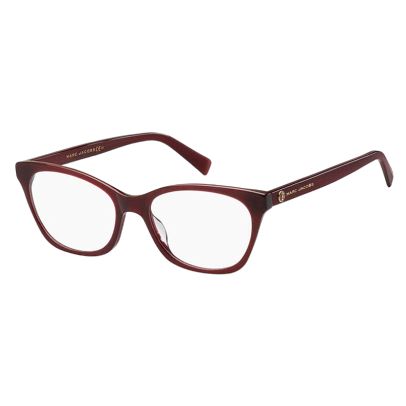 Marc Jacobs MARC379 Acetate Cat-Eye Eyeglasses — Burgundy