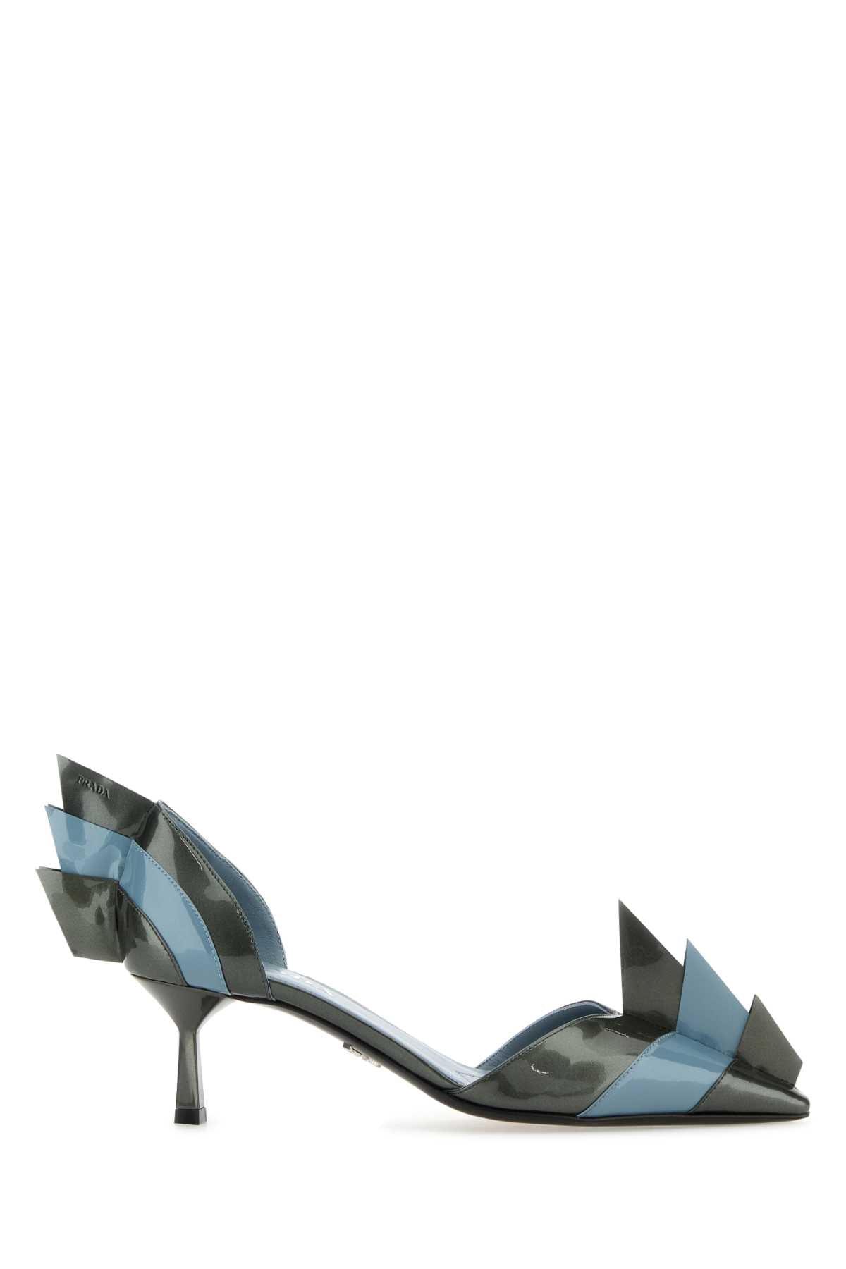 Prada Decolleté Pumps — Gray