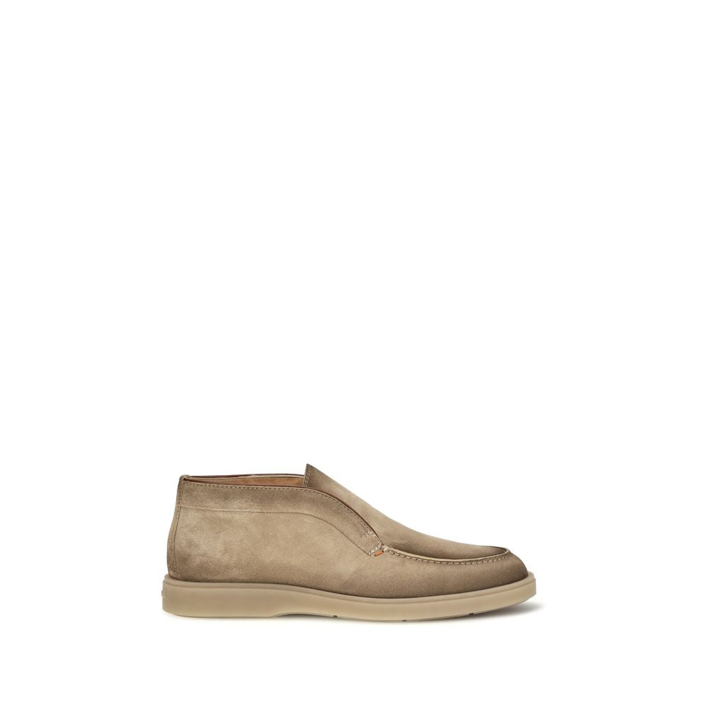 Santoni Digits Loafer — Beige