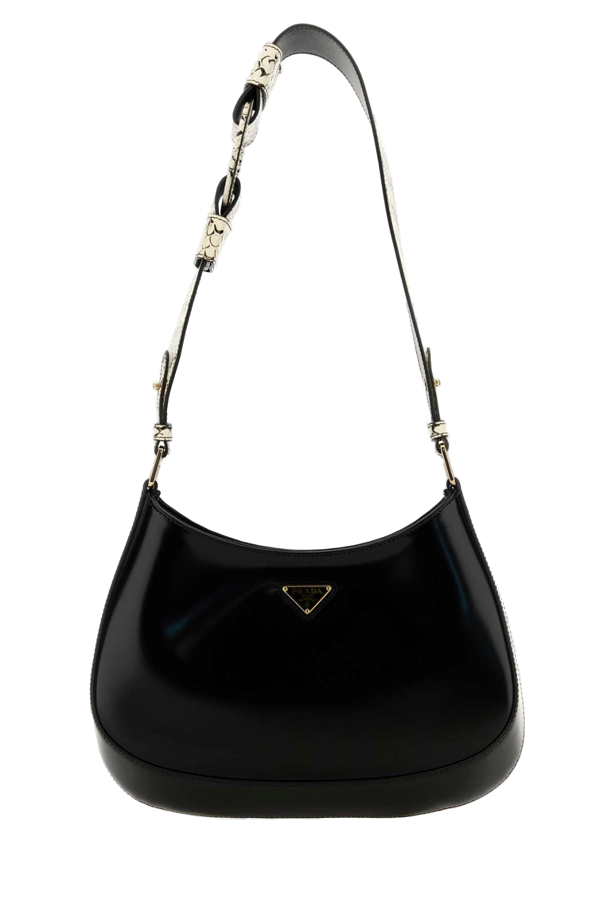 Prada Cleo Shoulder Bag — Black
