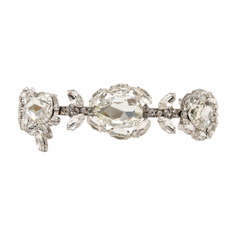 Self-Portrait Multi-Crystal Headband — Silver