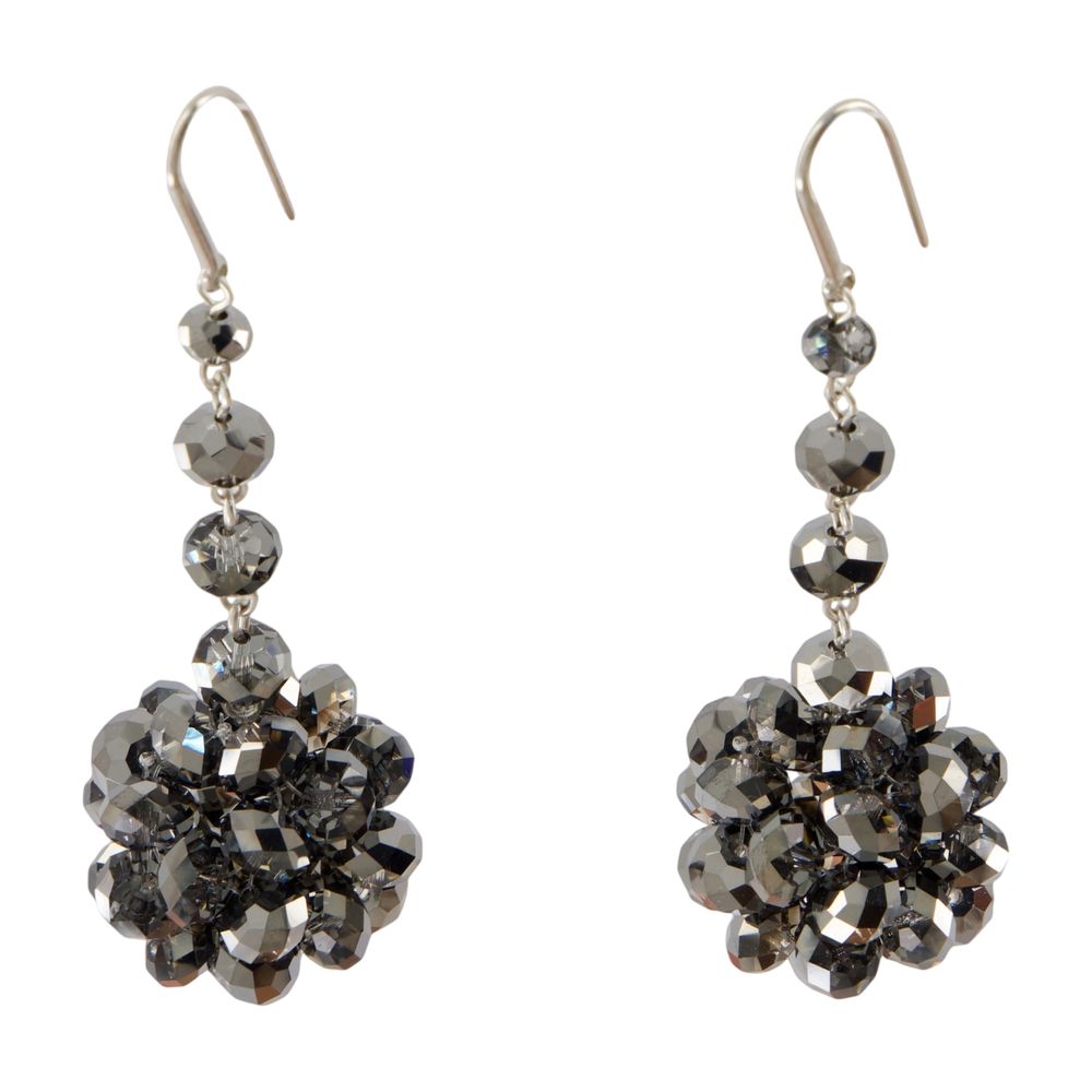 Isabel Marant Crystal Dangle Earrings — Black