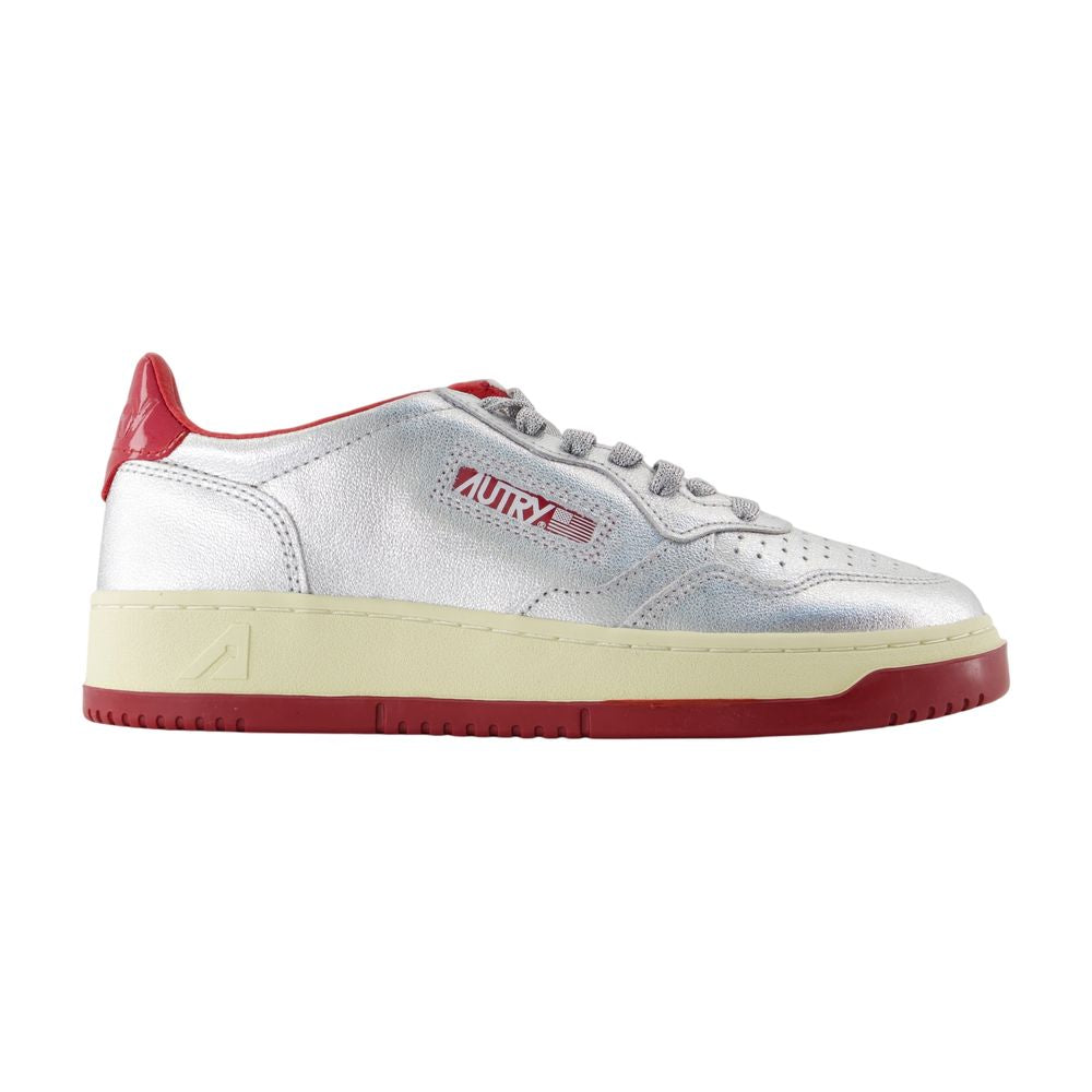 Autry Medalist Sneaker — Silver
